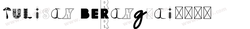 tulisan berangkai字体转换